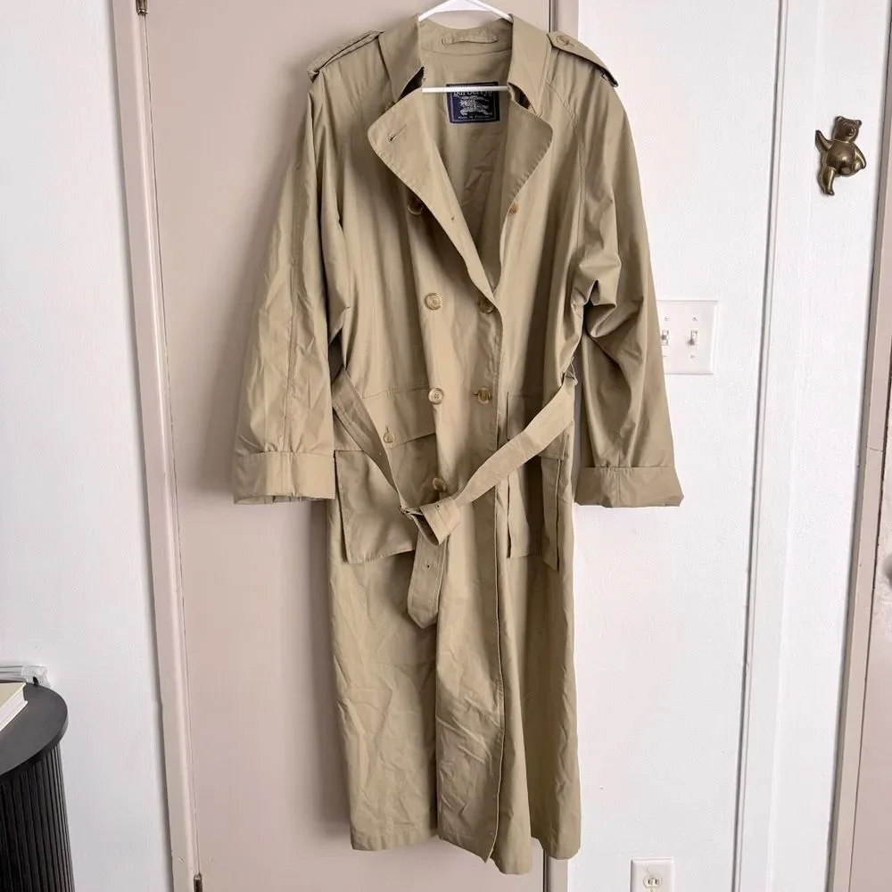 Burberry Tan Heritage Cotton Belted Trench Coat - Picture 11 of 11